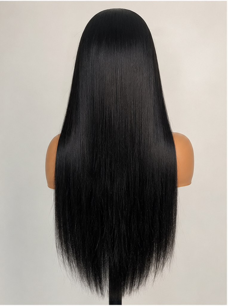 Long Straight Black Wig